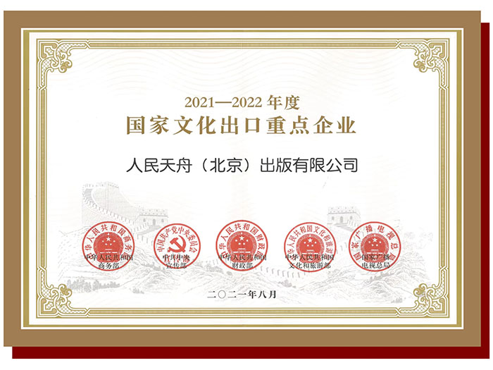 2021-2022年度国家国际出口重点企业