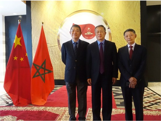 非凡国际董事长肖志鸿出席驻摩洛哥使馆国庆70周年招待会